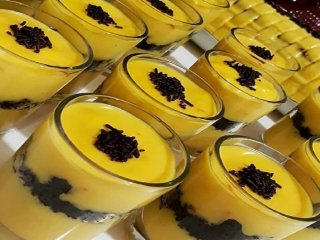 طرز تهیه دسر کاسترد زعفرانی