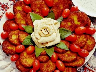 طرز تهیه کتلت مرغ زعفرانی خوشمزه