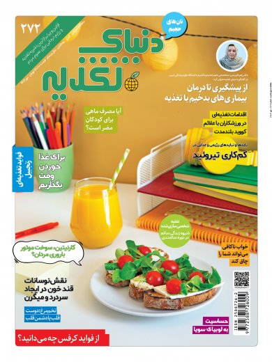 اشتراک 6 ماهه مجله دنیای تغذیه