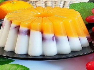 طرز تهیه ژله با آب پرتقال