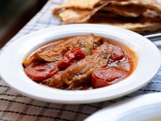 خورش بادمجان بدون گوشت + طرز تهیه