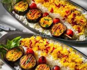 طرز تهیه کباب بادمجان با مرغ