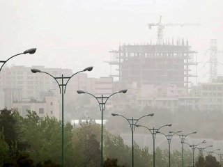 تداوم گرد و خاک در تهران