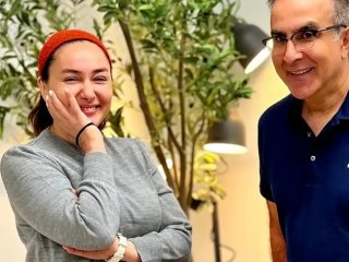 «هانیه توسلی» در مطب پزشک ایرانی در کانادا (عکس)