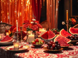 ۴۰ ایده جذاب برای تزیین هندوانه شب یلدا