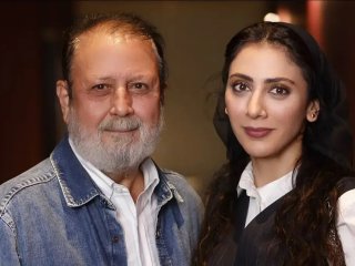 ستاره زن سینما در کنار پدرش جلیل فرجاد + عکس