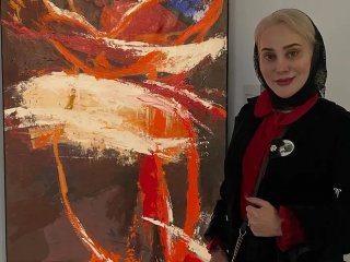 سلفی جدید «بابک انصاری» و همسرش؛ زوج هنری با استایل پاییزی و متفاوت (عکس)