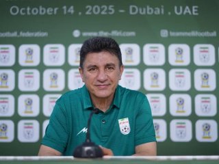 لبخند رضایت قلعه‌نویی پس از مشخص شدن گروه ایران در جام جهانی + عکس