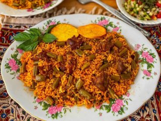 لوبیاپلو مجلسی + طرز تهیه