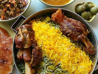 طرز تهیه چلو ماهیچه زعفرانی