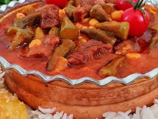 طرز تهیه خورش بامیه به سبک جنوبی