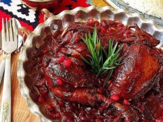 طرز تهیه  بادمجان ناردونی