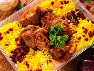 طرز تهیه چلو گوشت درباری