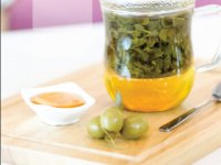 دمنوش چای سبز و برگ زيتون