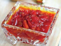 چاتنی گوجه‌فرنگی و فلفل كبابی