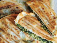 چاپاتی عدس و اسفناج