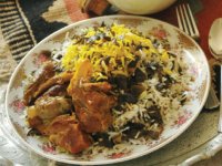 والك پلو با ماهیچه