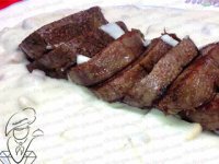 خـــوراك زبــان  با سـس قـارچ و سس قـرمـز