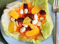 سالاد هویج و پرتقال