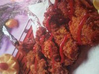 کتلت دسته دار با سس قارچ