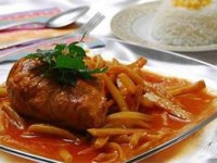 خورش کنگر با مرغ