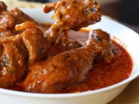 خوراک مرغ با پیازچه و زنجفیل