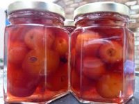 ترشی سیب و گوجه فرنگی