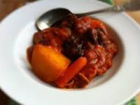 خورش آلو و سیب زمینی