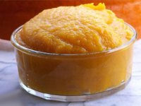 پوره کدو حلوایی و اسفناج