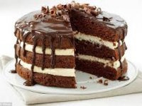 کیک شکلاتی با رویه ی نارگیل