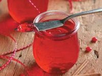ژله ی سیب با طعم گلاب
