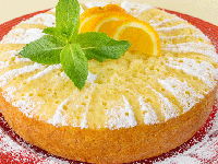 کیک پرتقالی با سس کاراملی +طرز تهیه