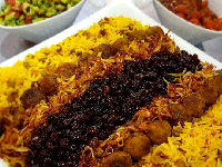 ادویه پلو با ماهیچه غذای مخصوص چهارشنبه سوری