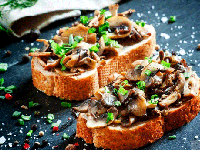 ترتیلای قارچ، یک پیش غذای رژیمی و شیک