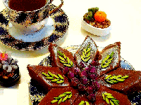 اسلایس خرما و بادام، یک شیرینی خاص برای افطار