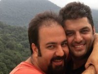 عکس بامزه دختر سام درخشانی در آغوش علی اوجی