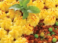 پای گوشت و سبزیجات