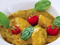 مرغ‌ در سس گشنیز