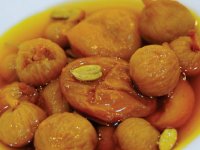 كمپوت قیسی و انجیر خشك