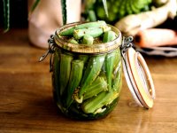 ترشی بامیه به سبک خانگی + دستور تهیه