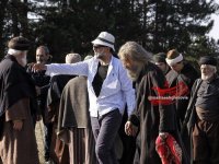 گریم سنگین شهاب حسینی پشت‌صحنه فیلم جدیدش در ترکیه + عکس