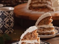 کیک دارچینی به شکل کلاه بافتنی