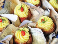 لقمه‌هاي گوشت‌و‌خردل