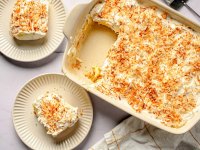 طرز تهیه دسر برفی نارگیلی