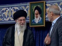 مراسم اعطای حکم ریاست جمهوری به پزشکیان +عکس