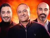 گریم جدید نوید محمدزاده و محسن تنابنده در یک فیلم کمدی + عکس