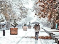 بارش برف و باران در این استان‌ها