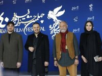 جواد عزتی و رعنا آزادی‌ور، بازیگران «مرد بازنده» در چهلمین جشنواره فیلم فجر+ عکس