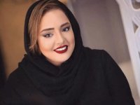 ژست عاشقانه نرگس محمدی و همسرش در یک مراسم + عکس