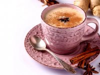نوشيـدني گرم هلو، قهوه و زنجفيلGeorgia ’n ginger